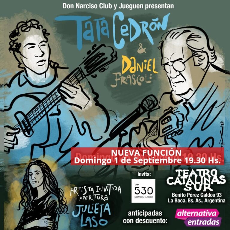 Nueva función Tata Cedrón & Daniel Frascoli